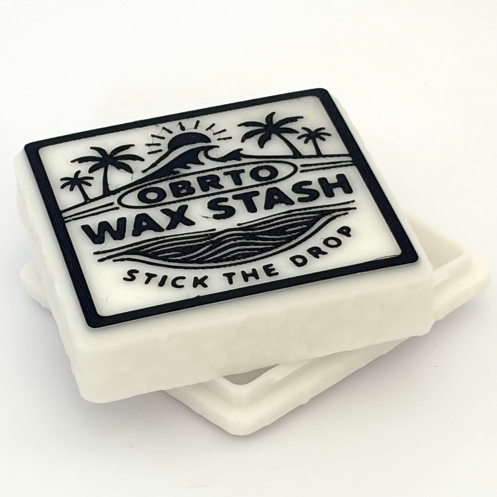 Square Wax Stash with 'Oberto Wax Stash' branding on a white background