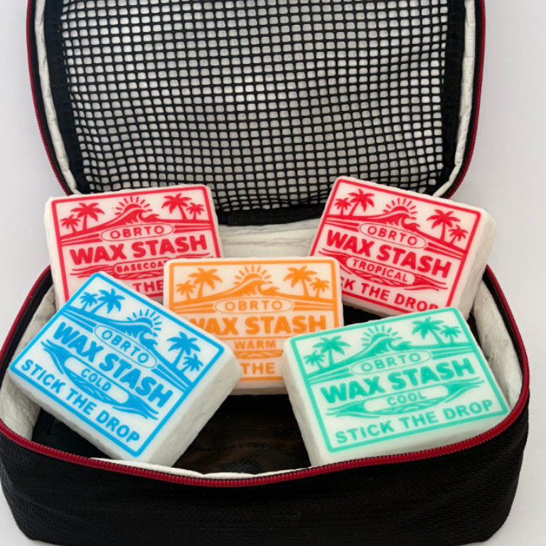 OBRTO Quiver Bundle rectangle Wax Stash containers with coloured temperature labels