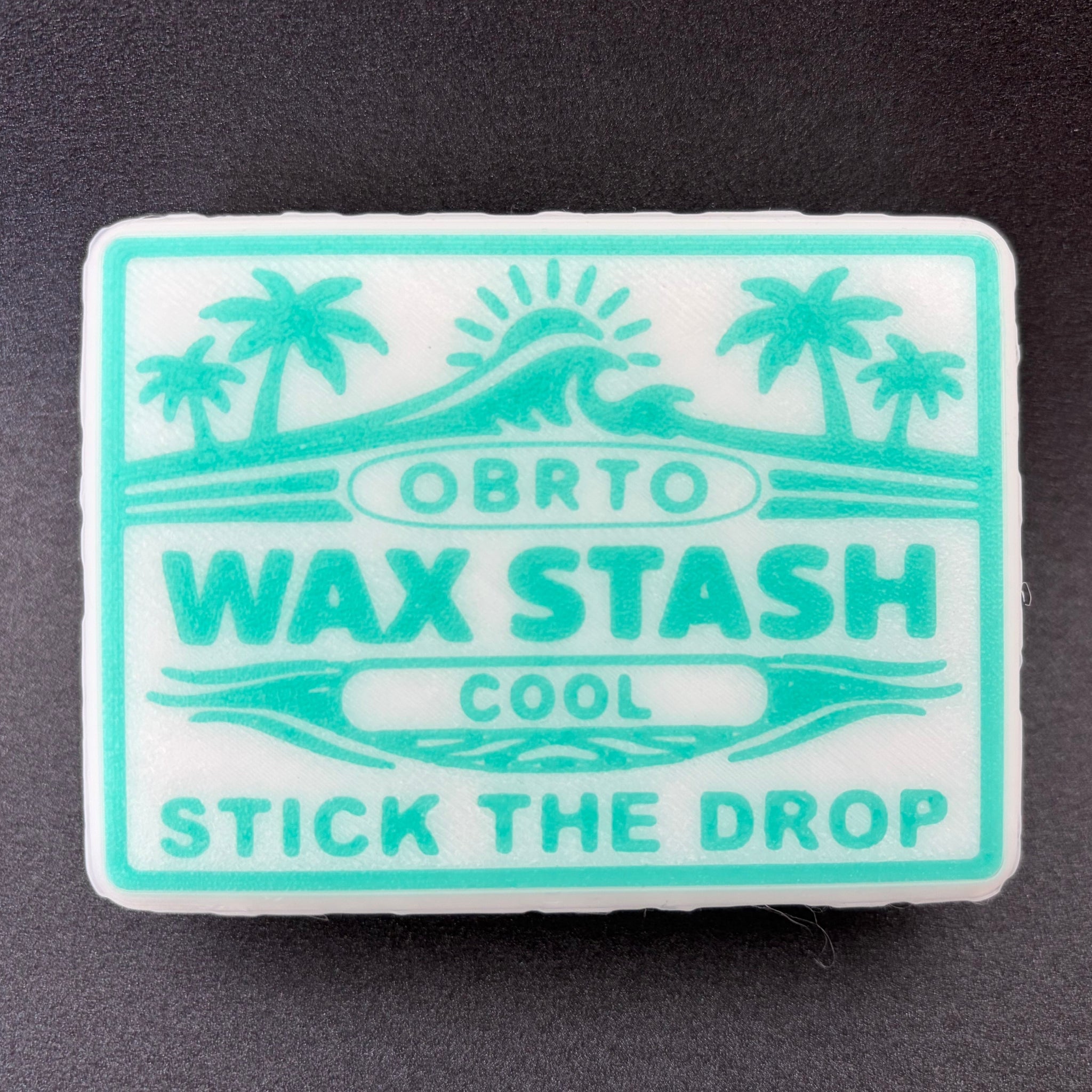 Green Rectangle Wax Stash Cool