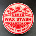 Red Round Wax Stash Basecoat surf wax holder