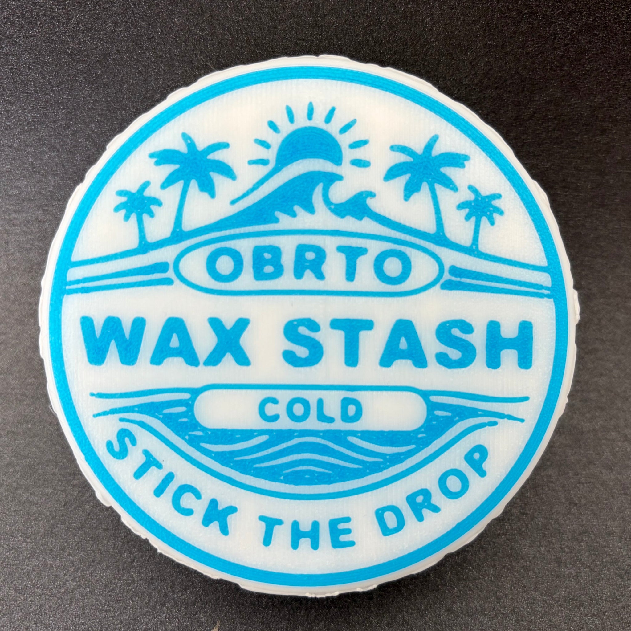 Blue Wax Stash Cold surf wax holder