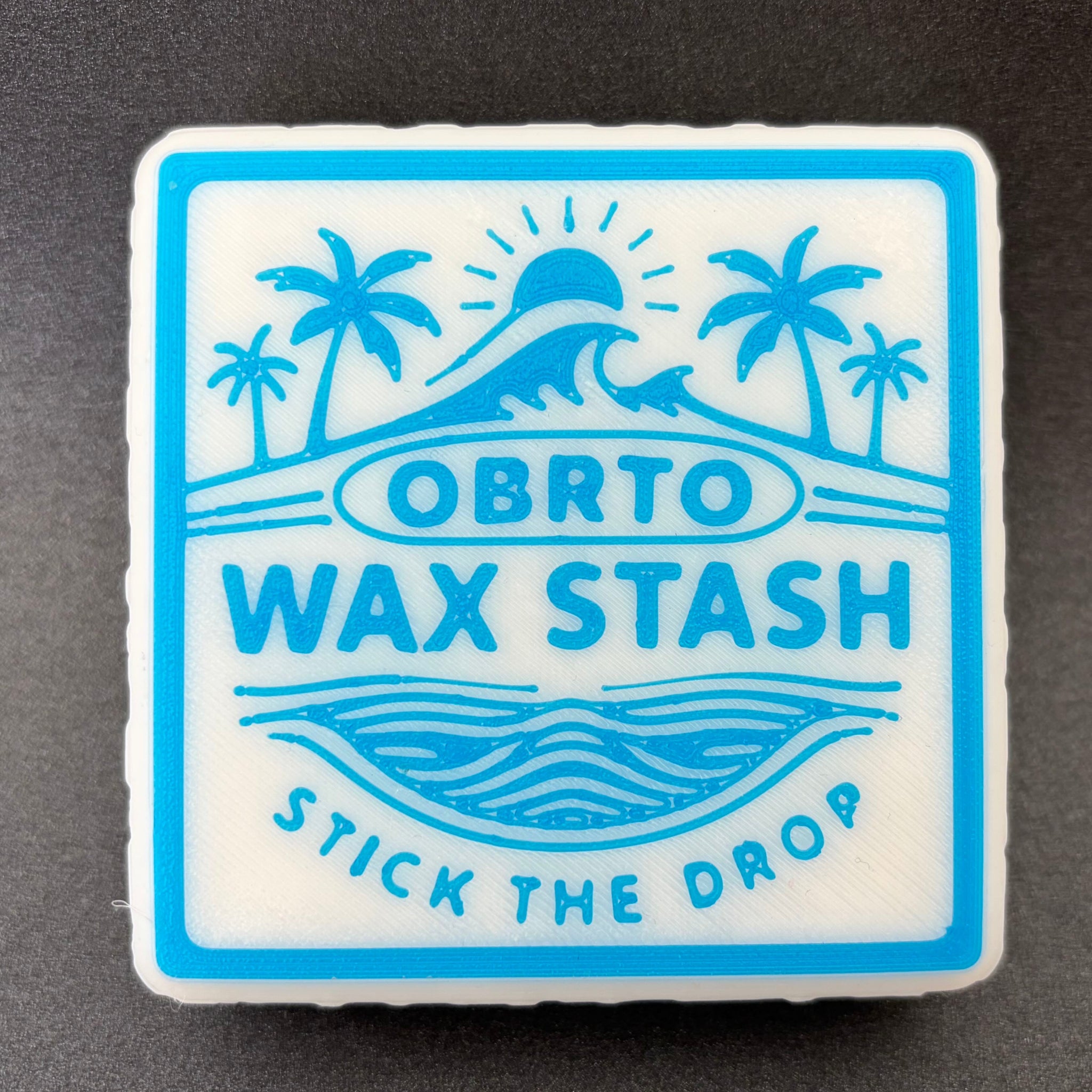 Blue Wax Stash surf wax holder