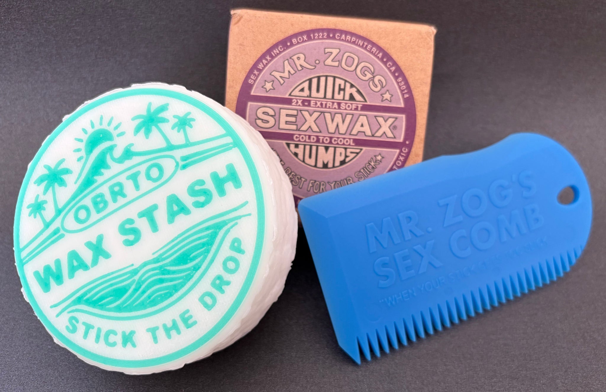 OBRTO Wax Bundle with Wax Stash, Sex Wax bar, and wax comb