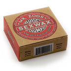 Mr. Zog’s Sex Wax warm water surf wax red quick humps 21 to 29 degrees